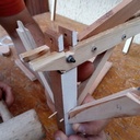Chevillage à tire des bracons en cours