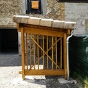 Abri bois de recup pour bois de chauffage