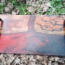 Plateau "volcan yin yang"