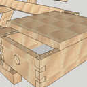 Un lit ben charpenté