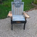 Fauteuil inspiration Harley Davidson