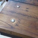 Table basse en latte de tonneau