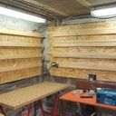 Mise en place des "french cleat"