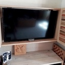 Volets à persiennes.