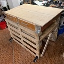 Etabli très solide en palettes