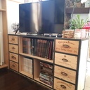 Meuble télé / Caisses de vin