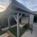 Abri vélo + mini pergola