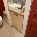 Meuble de toilettes / lavabo express