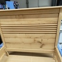 Lit 1 personne chêne massif