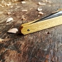 Châsse de rasoir « coupe-chou » monoxyle