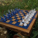 J'eu d'echecs en chene et epoxy