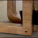 Banc en frêne olivier