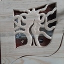 Petit banc pour le hall d'entrée en bios de palette