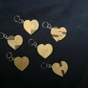 Porte clef coeur