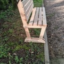 Banc de jardin sans accoudoirs