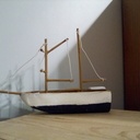 Petit bateau peint