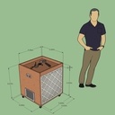 Caisson mobile de filtration de l'air - Air Cleaner Cart