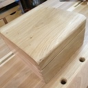 Petit coffret en bois et queues d'arondes