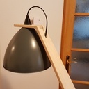 Luminaire en lamellé collé