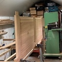 Porte coulissante en bois