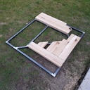 Table basse style industriel