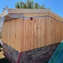 PoolHouse - ossature bois - bardage mélèze