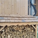 Abri bois de chauffage