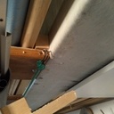 fixation d'un tasseau dans la poutre béton