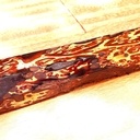 Poignée de porte en fougère tropicale