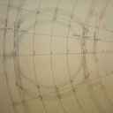 Rainure en orange élégis en bleu , le prolongement de l'élégis à l'arrasement du rond est en trop sur le plan