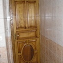 porte de ma lingerie chataigné médaillon noyer