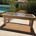Table basse jardin , 100% bois de palette récupéré