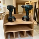 Meuble d'atelier : Rangement pour visseuse