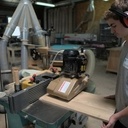 Porte en chêne isolé en liége