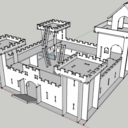 Chateau Fort, découpe laser