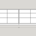 Meuble en mélaminé 12 tiroirs