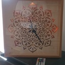 Horloge murale Mandala