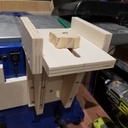 Glissière avec le blocage fonctionnel