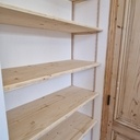 Etagère sur crémaillère bois