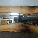 Un miroir de type "live edge"