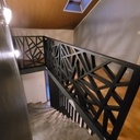 Garde-corps de trémie et escalier