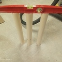 Petite table basse assemblage profil contre profil