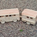 Combi VW hippie en bois de palette