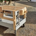 Table multifonctions suite et fin ajout  de presse et barre de maintien  pour grosses pièces