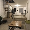 Table basse totalement en chêne