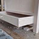 Coffre avec assemblage clé du barbu