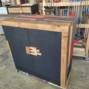 Meuble avec chuttes valchromat et chêne