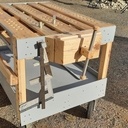 Table multifonctions suite et fin ajout  de presse et barre de maintien  pour grosses pièces