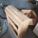 Porte Selle de Cheval en Teck