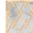 Plan lampe andon à panneaux kumikos amovibles